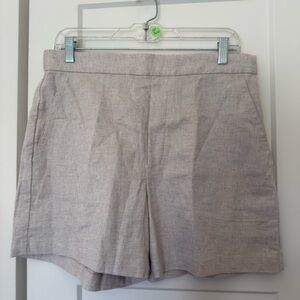 Banana Republic Khaki Linen Women's Shorts